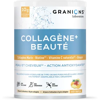 Collagène + Beauté goût tropical Granions - pot de 220g