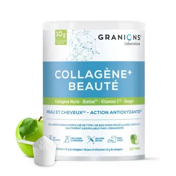 Collagène+ beauté goût pomme Granions - pot de 215g