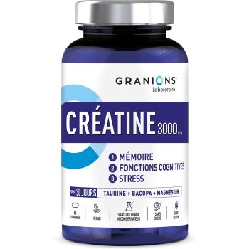 Créatine 3000mg Granions - 180 gélules