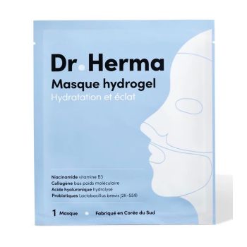 Masque hydrogel hydratation et éclat Dr Herma