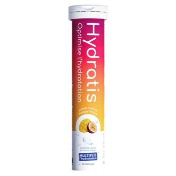 Solution d'hydratation go&ucirc;t mangue & passion Hydratis - tube de 20 pastilles effervescentes