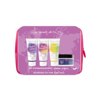 Trousse Les Indispensables cheveux crépus Les Secrets de Loly - trousse de 4 produits