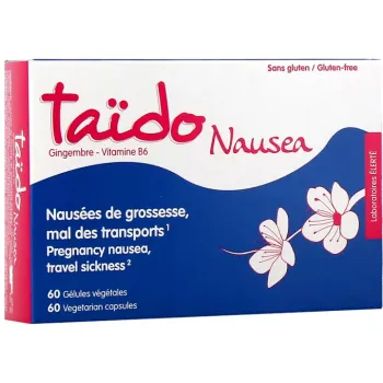 Nausées de grossesse Taido Nausea - boîte de 60 gélules