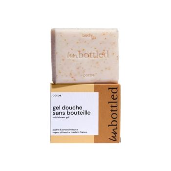 Gel douche sans bouteille avoine & amande douce Unbottled - pain de 110g