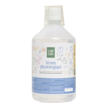Sérum physiologique stérile 0,9% LMP Care - flacon de 1000ml