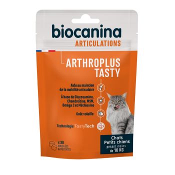Arthroplus Tasty Chats et très petits chiens Biocanina - sachet de 30 bouchées appétentes