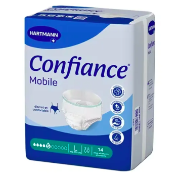 Confiance mobile absorption 5 taille L - 14 sous-vêtements absorbants