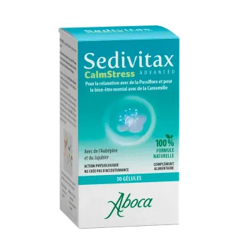Sedivitax CalmStress Advanced Aboca - boite de 30 gélules