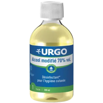 Alcool modifié 70% vol Urgo - flacon de 200ml
