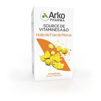 Arkogélules huile de foie de morue Arkopharma