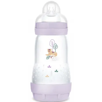 Biberon rose Easy start anti-colique 2+ mois débit 2 Mam - 1 biberon de 260 ml