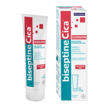 BiseptineCica Cicatrisation des plaies superficielles – tube 50 g