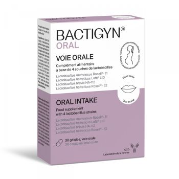 Bactigyn oral CCD - bo&icirc;te de 30 g&eacute;lules