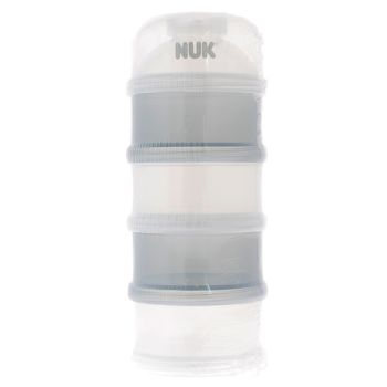 Boîte doseuse de lait en poudre NUK - boîte de 4 compartiments