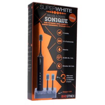 Brosse à dents sonique souple Superwhite - boîte de 5 pièces