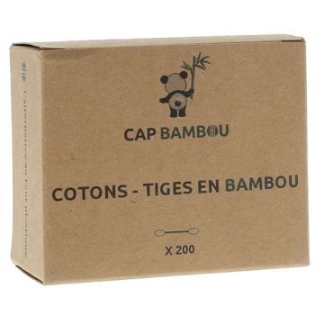 Cotons tiges en bambou Cap Bambou
