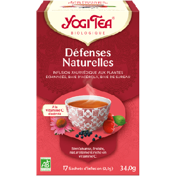Défenses naturelles bio Yogi Tea - boite de 17 sachets