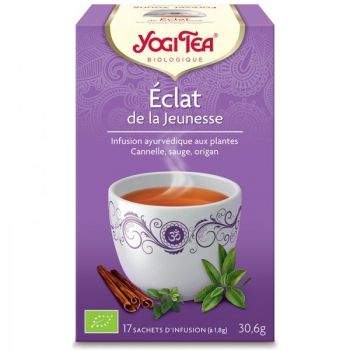 Eclat de jeunesse BIO Yogi Tea - boite de 17 sachets