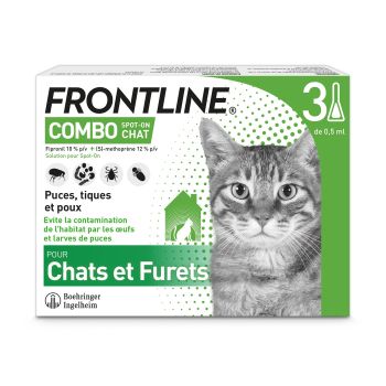 Frontline combo chats et furets