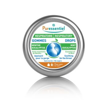 Gommes adoucissantes Puressentiel Respiratoire - boite de 45 g