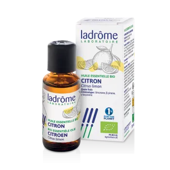 Huile essentielle Citron bio Ladrôme - flacon de 30ml