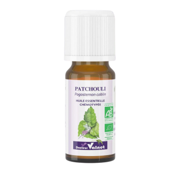 Huile essentielle Patchouli bio Dr Valnet - flacon de 10 ml