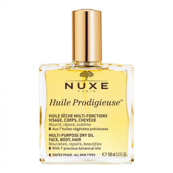 Huile prodigieuse huile sèche visage, corps et cheveux Nuxe