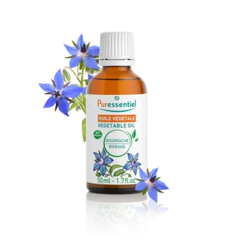 Huile végétale bio de bourrache Puressentiel - flacon de 50ml