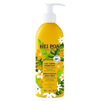 Lait corps hydratant au Monoï de Tahiti AO Hei Poa - flacon-pompe de 250ml