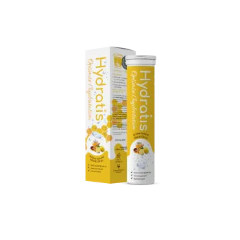 Solution d'hydratation goût citron & miel Hydratis - tube de 20 pastilles effervescentes