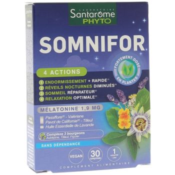 Somnifor 4 actions Santarome