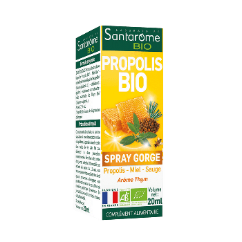Spray buccal Propolis Bio Santarome Bio - spray de 20 ml