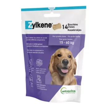 Zylkene bouchées chien de 15 à 60kg Vetoquinol - sachet de 14 bouchées