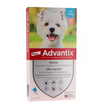 Advantix petit chien de 4 à 10 kg Bayer