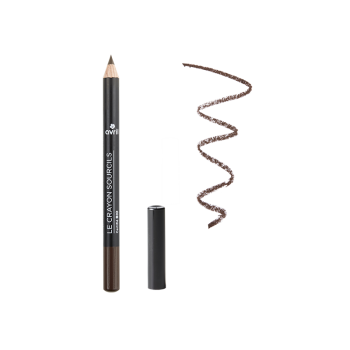 Crayon sourcils bio Avril - crayon de 3g - Brun