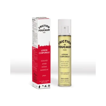 Lotion énergisante pour le corps friction de Foucaud - spray de 125 ml