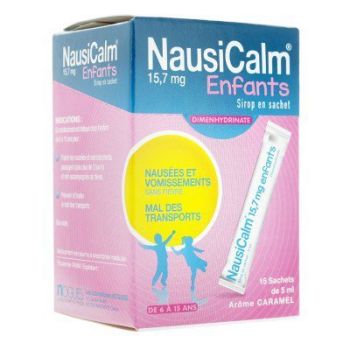 Nausicalm sirop enfants – 15 sachets
