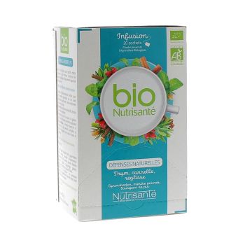 Infusion bien-être défenses naturelles BIO Nutrisanté - 20 sachets
