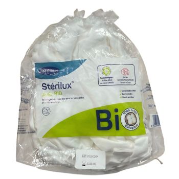 St&eacute;rilux pads bio rectangles de coton Hartmann - sachet de 160 cotons de 7,5x9,5cm