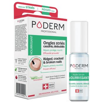 Huile-sérum ongles striés Poderm - flacon de 8ml