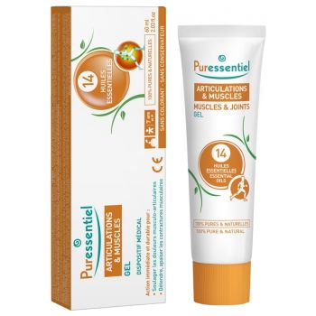 Articulations & Muscles Gel aux 14 huiles essentielles Puressentiel - tube de 60 ml