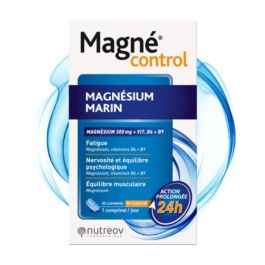 Magne control magnésium marin Nutreov, boite de 30 comprimés