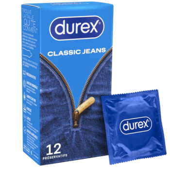 Classique jeans confort et confiance Durex - 12 préservatifs