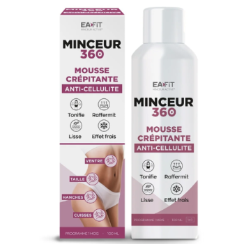 Minceur 360 mousse crépitante anti-cellulite EaFit - flacon de 100ml