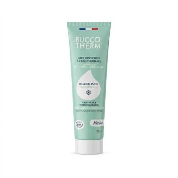 Pate dentifrice à l'eau thermale haleine pure menthe Buccotherm - tube de 75ml