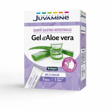 Gel d'Aloe vera Juvamine - boite de 7 sticks à avaler