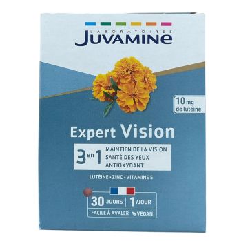 Expert vision 3en1 Juvamine - boite de 30 comprim&eacute;s