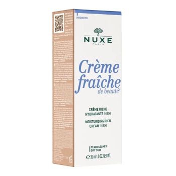 Crème fraîche de beauté riche hydratante Nuxe - tube de 30ml