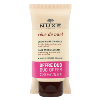 Crème mains et ongles rêve de miel Nuxe - offre duo 2 tubes de 50ml