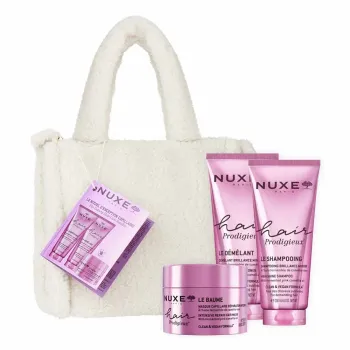 Hair prodigieux Coffret Le rituel d'exception Nuxe - trousse contenant de 3 produits